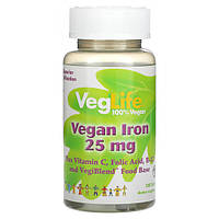 Витамины и минералы VegLife Vegan Iron 25 mg, 100 таблеток