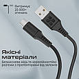 Кабель Promate PowerLink-AC200 USB-A to USB-C 3А 2 м Black (powerlink-ac200.black), фото 4