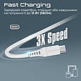 Кабель Promate PowerLink-AC200 USB-A to USB-C 3А 2 м White (powerlink-ac200.white), фото 3