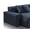 Дизайнерський модульний диван кутовий MeBelle BELLA SOFA 2,6 х 1,5 м сучасний у вітальню, велюр, ріг, фото 3