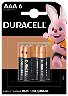 Элемент питания (батарейка) DURACELL LR3 (АAA) 6 шт.