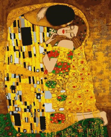 Картина стразами My Art Поцілунок (MRT-TN1119) 40 х 50 см (На підрамнику)