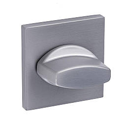 Дверна накладка під WC Hisar матовий хром