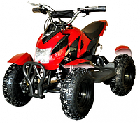 Квадроцикл дитячий електричний 36v 800w червоно-чорний