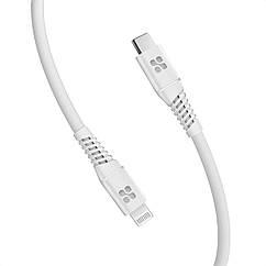 Кабель Promate PowerLine-Ci120 USB-C to Lightning MFi 20W Power Delivery 1.2 м White (powerline-ci120.white)