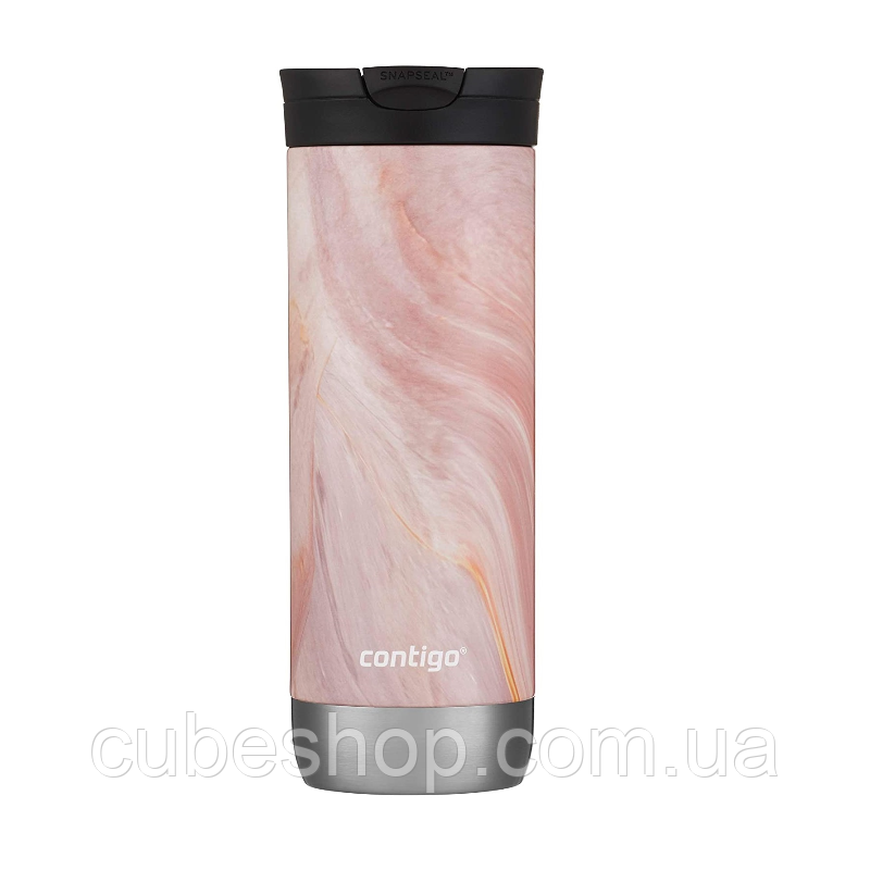 Термокружка Contigo Huron New Couture Snapseal Pink Marble (590 мл)