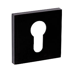 Дверная накладка под цилиндр Hisar чорний