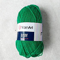 YarnArt Baby/ Беби 338 зелёный