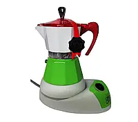 Электрическая гейзерная кофеварка 4 чашки GAT Fanta Italy