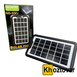Сонячна панель GDSuper GD-10 3Вт | Сонячна зарядка з USB Solar Panel