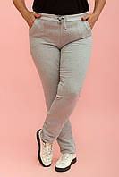 Женские брюки спортивные большие размеры трикотаж двунитка (Турция) | 73 Zeta-m
