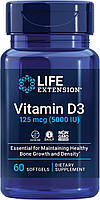 Life Extension Vitamin D3 / Витамин Д3 5000 МЕ вегетарианский 60 капсул