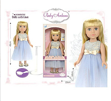 Лялька A 666 A (24/2) "Модниця", аксесуари, 45 см, у коробці