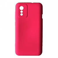 Чохол бампер силіконовий для ZTE Blade L9 Колір Рожевий (pink) Soft-touch з мікрофіброю
