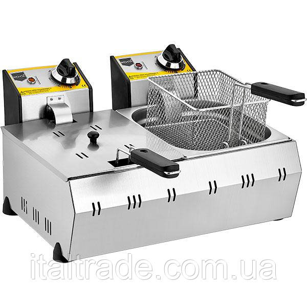 Фритюрниця двопостова Remta R93 об'ємом 5+5 л
