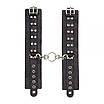 Наручники Leather Rastraints Hand Cuffs, Black, фото 2