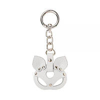 Брелок БДМС в виде маски кошки, White