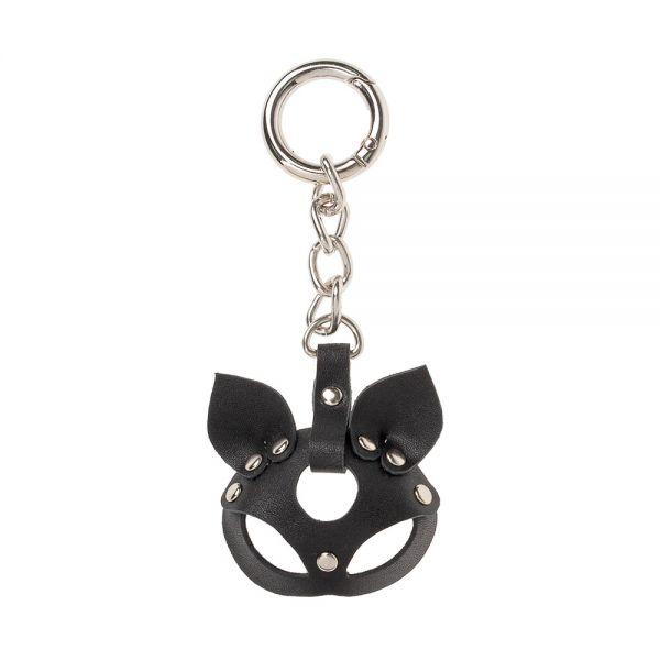 Брелок БДМС у формі маски кішки, Black, фото 1