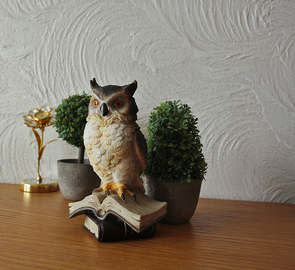 Статуетка Філін малий на книгах 8*8*15 Гранд Презент 02-90104A, фото 1