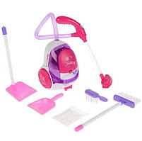 Дитячий ігровий набір для прибирання (пилосос, функція всмоктування, щітка, совок, коробка) A 5925, фото 2