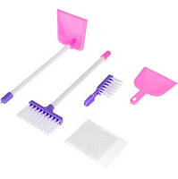 Дитячий ігровий набір для прибирання (пилосос, функція всмоктування, щітка, совок, коробка) A 5925, фото 4