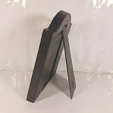 Ікона Трьох Радостей Пресвята Богородиця, лик 10х12 см, у пластиковій чорній рамці, фото 2