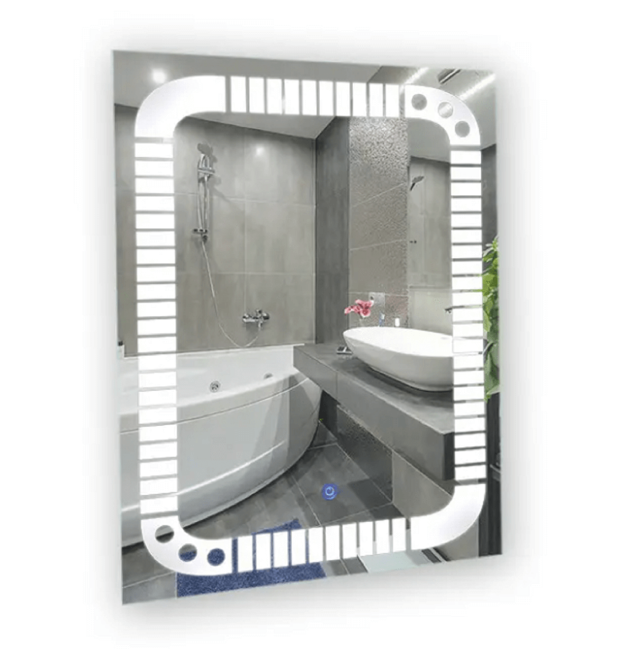 Дзеркало LED (60*80*2,5 см) vz-al-d22 з сенсором