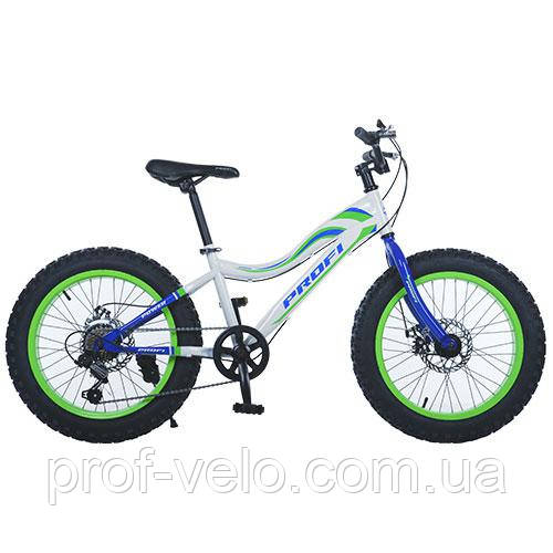 Спортивний велосипед 20 дюймів 20XD05-1 БІЛИЙ,СТАЛЬ