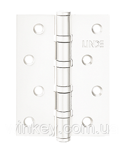 Петля для дверей LINDE 2.5*100*75*12 біла універсальна