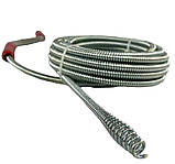 Трос сантехнічний для прочищення каналізації Dali GQ-48S-3 (6 м 8 мм) пружинний, фото 2