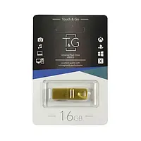 Флеш память T&G 117 Metal Series TG117GD-16G Gold 16 GB