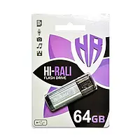 Флеш память Hi-Rali Stark Series HI-64GBSTSL Silver 64 GB