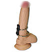 Насадка на член з двома металевими кільцями Інтимна секс-іграшка Мастурбатор для сексу, фото 2