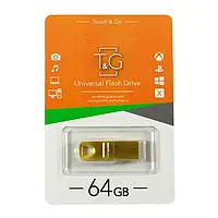 Флеш память T&G 117 Metal Series TG117GD-64G Gold 64 GB