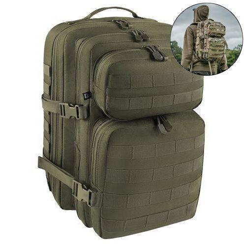 Рюкзак тактичний Brandit US Cooper 40л; 52х30х32см. MOLLE. Рюкзак для військових Брендіт 8008-01. Ol