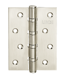 Петля для дверей LINDE 2.5*100*75*12 матовий нікель універсальна