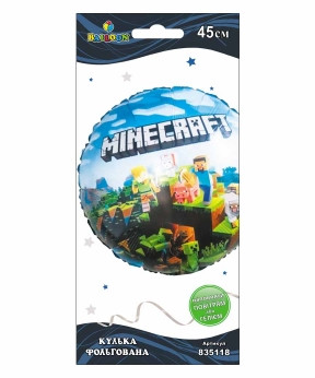 Кулька фольгована Pelican, Minecraft, 45см, 835118 KNZ