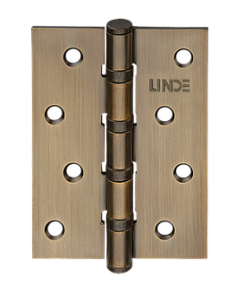 Петля для дверей LINDE 2.5*100*75*12 матова бронза нікель універсальна