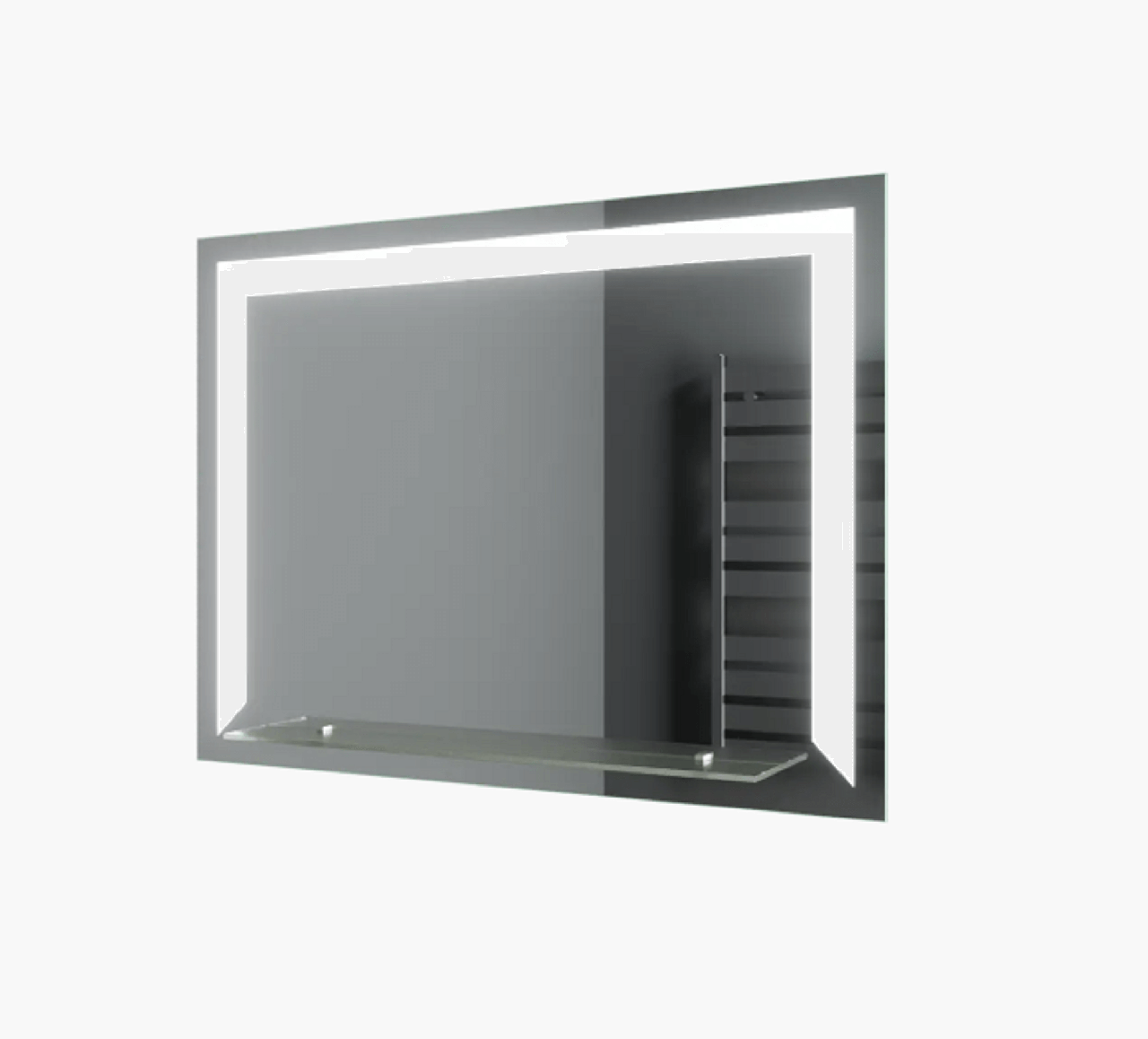 Дзеркало LED (80*68*2,5 см) vz-al-d35 з полицею