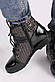 Ботинки жіночі підліток чорні Д742, фото 4
