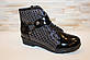 Ботинки жіночі підліток чорні Д742, фото 6