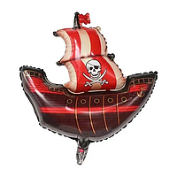 Фольгированный шарик КНР (70х85 см) Пиратский корабль