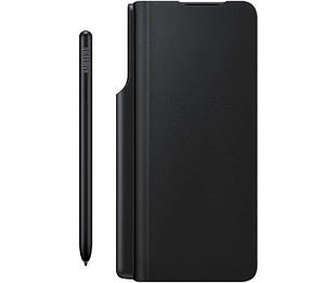 Оригінальний чохол Samsung Clear View Cover with S-pen Black для Galaxy Z Fold 3