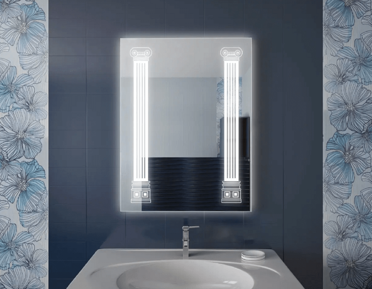Дзеркало LED (60*80*2,5 см) vz-al-d21