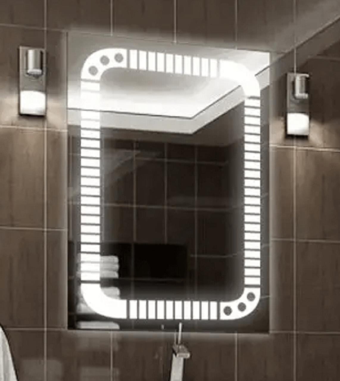 Дзеркало LED (60*80*2,5 см) vz-al-d22