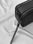 Жіноча сумка клатч Marc Jacobs Total Black Logo (чорна) AS027 маленька сумочка з емблемою Марсоблас top, фото 10