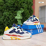 Чоловічі кросівки Adidas Niteball (різнобарвні) спортивні модні кроси О10774, що світяться в темряві топ, фото 9