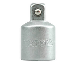 Перехідник для торцевих головок YATO: квадрат 1/2"(F)> 3/8" (М), L = 34 мм