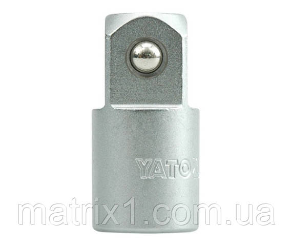 Перехідник для торцевих головок YATO: квадрат 1/2"(F)> 3/4" (М), L = 45,5 мм, фото 1