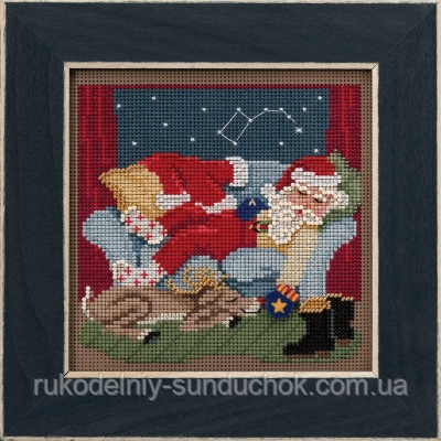 Набір для вишивання "Good Night Santa//Доброї ночі Санта" Mill Hill MH142133